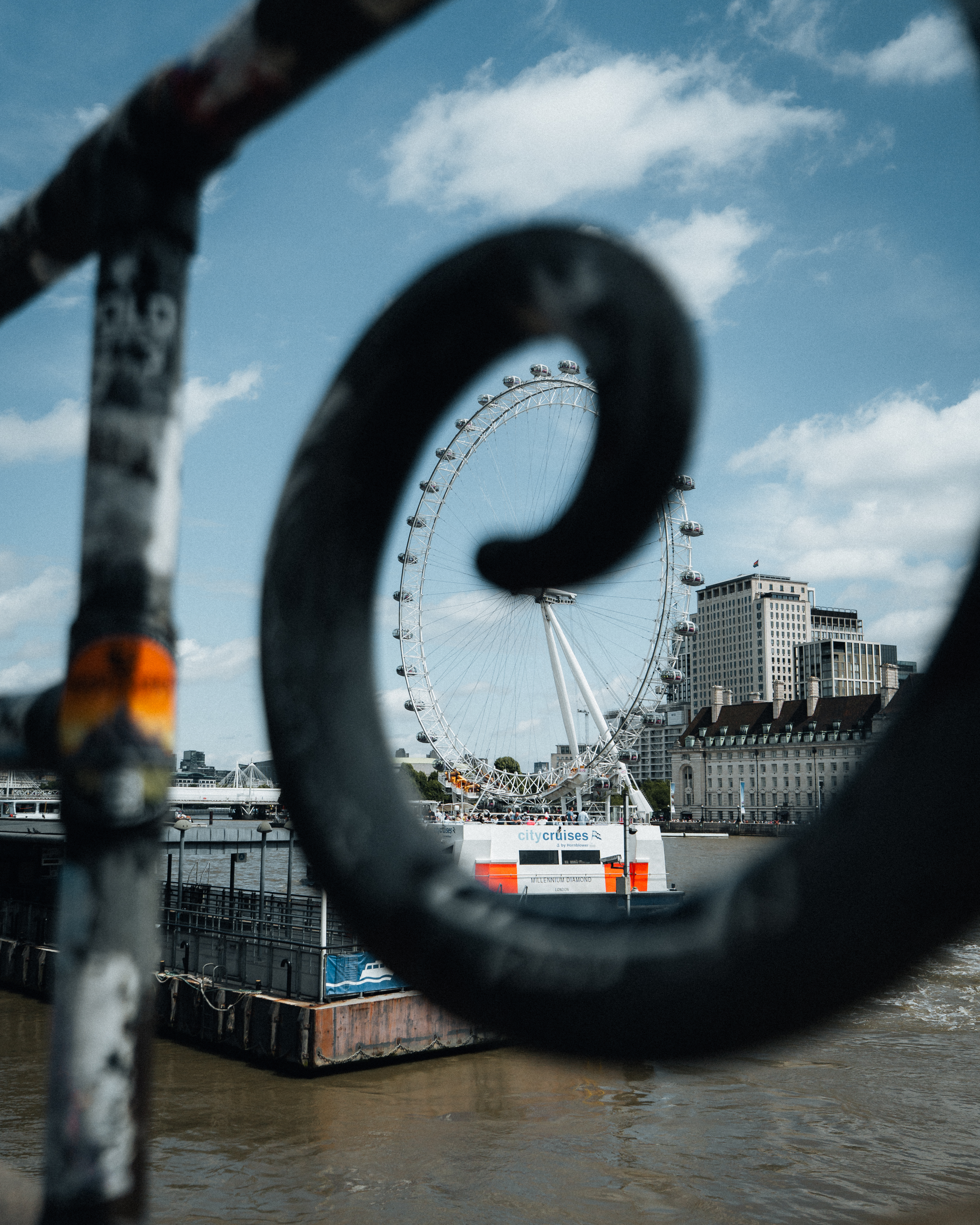 London Eye Railing