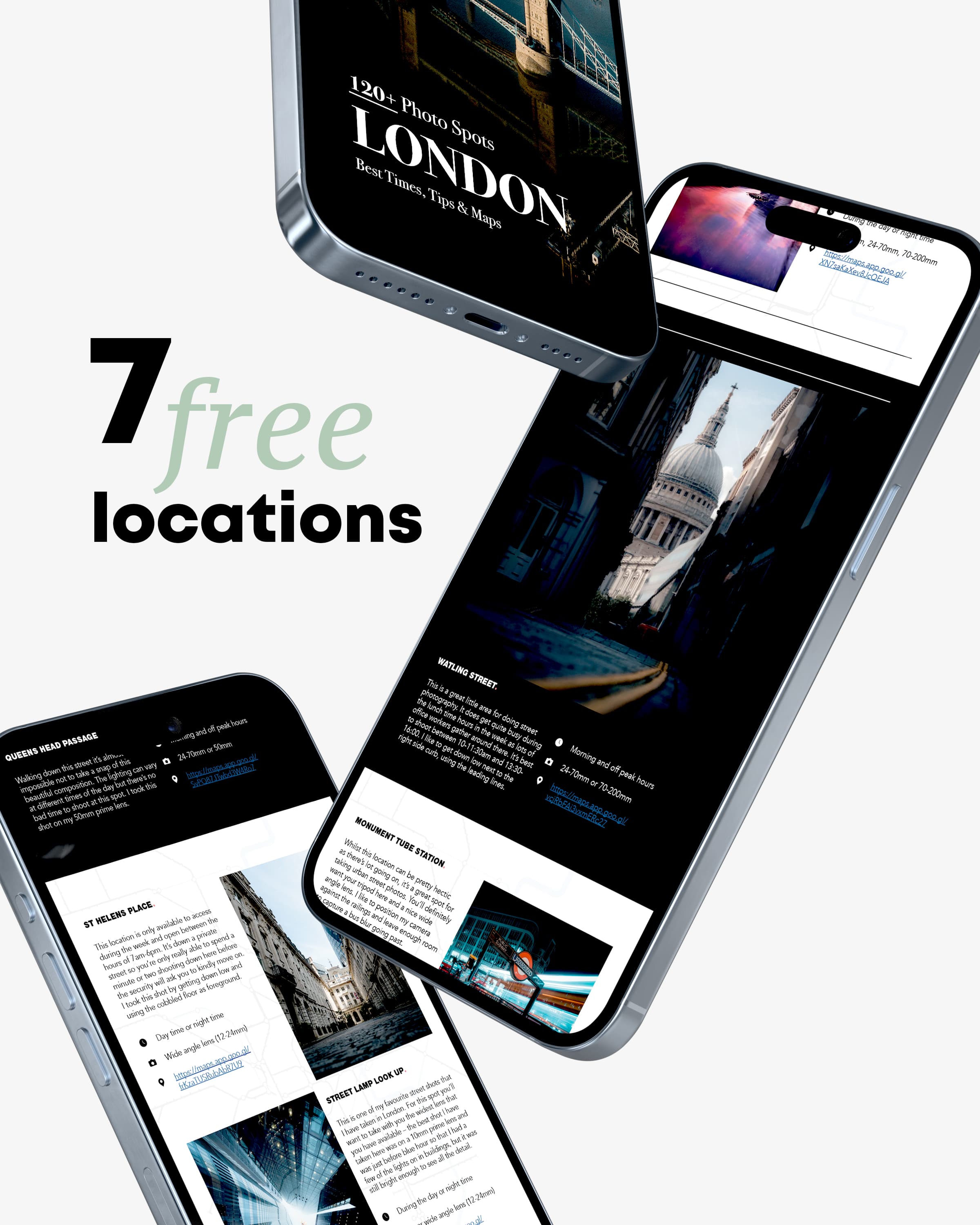 Free London photo locations guide